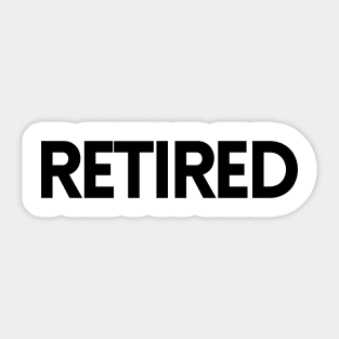 RETIRED Sticker